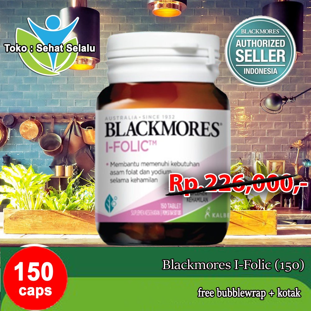 Jual Suplemen Blackmores I Folic Isi Tablet Suplemen Kehamilan