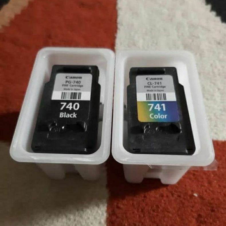 Jual TINTA CANON PG 740 BLACK CL 741 COLOUR RECYCLE 1 SET Shopee