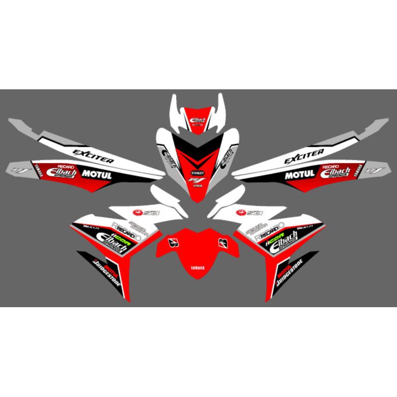 Jual Decal Striping Sticker Stiker List Body Motor Striping Variasi