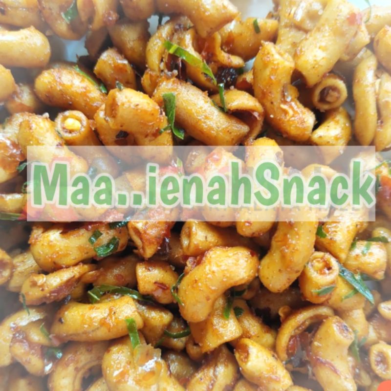 Jual Makaroni Bantet Pedas Gurih Makanan Ringan Cemilan Keluarga