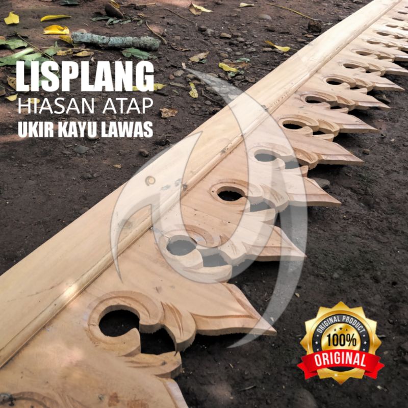 Jual Lisplang Atap Ukir Ornamen Daun Cemara Colt Rumah Joglo Limasan