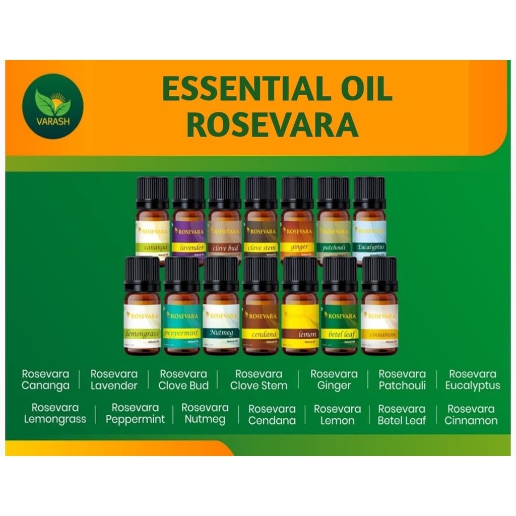 Jual ESSENTIAL OIL ROSEVARA SUDAH BPOM Eucalyptus Lavender