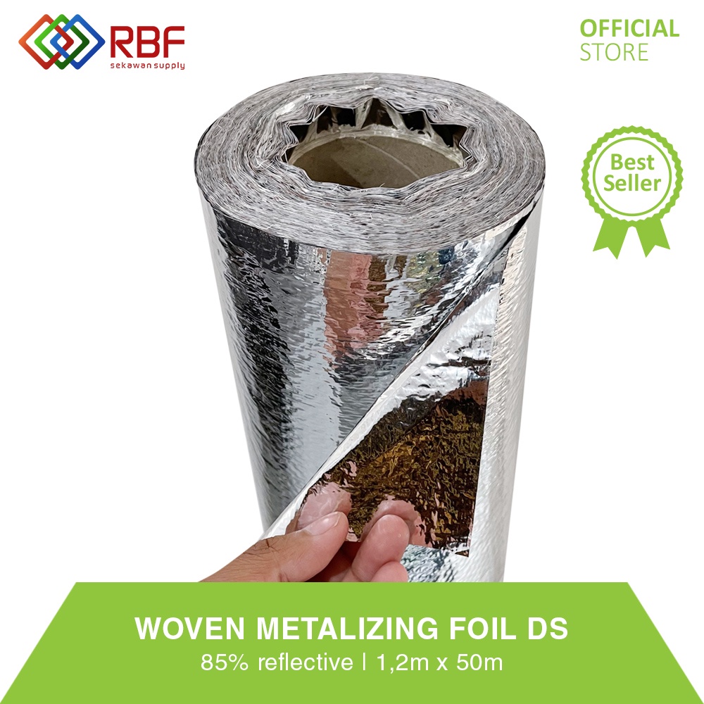 Jual Grosir Insulasi Atap Peredam Panas Metalising Foil Woven