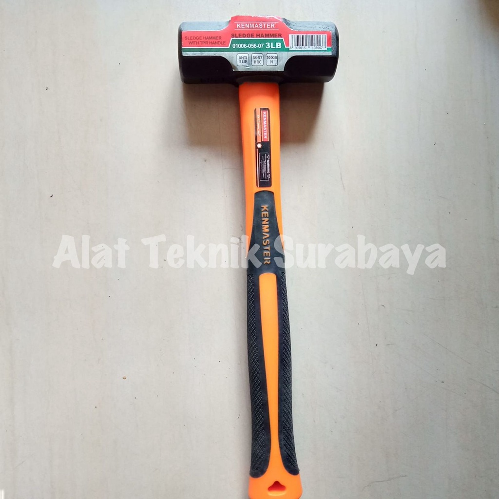 Jual Palu Batu Gagang Fiber Kenmaster Lb Lbs Bogem Gg Karet Orange