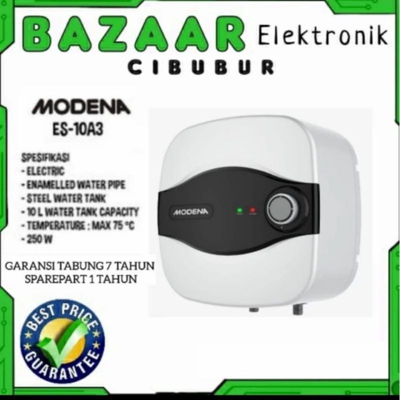 Jual Modena Water Heater Listrik Unica Es A Es A Liter Shopee