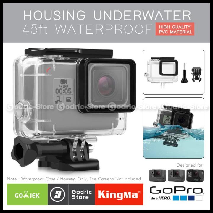 Jual Kingma Original Waterproof Case 45M For Gopro Hero 5 6 7 Black