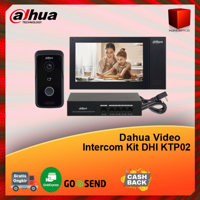 Jual Dahua Video Intercom Kit DHI KTP02 IP Door Station Villa Rumah