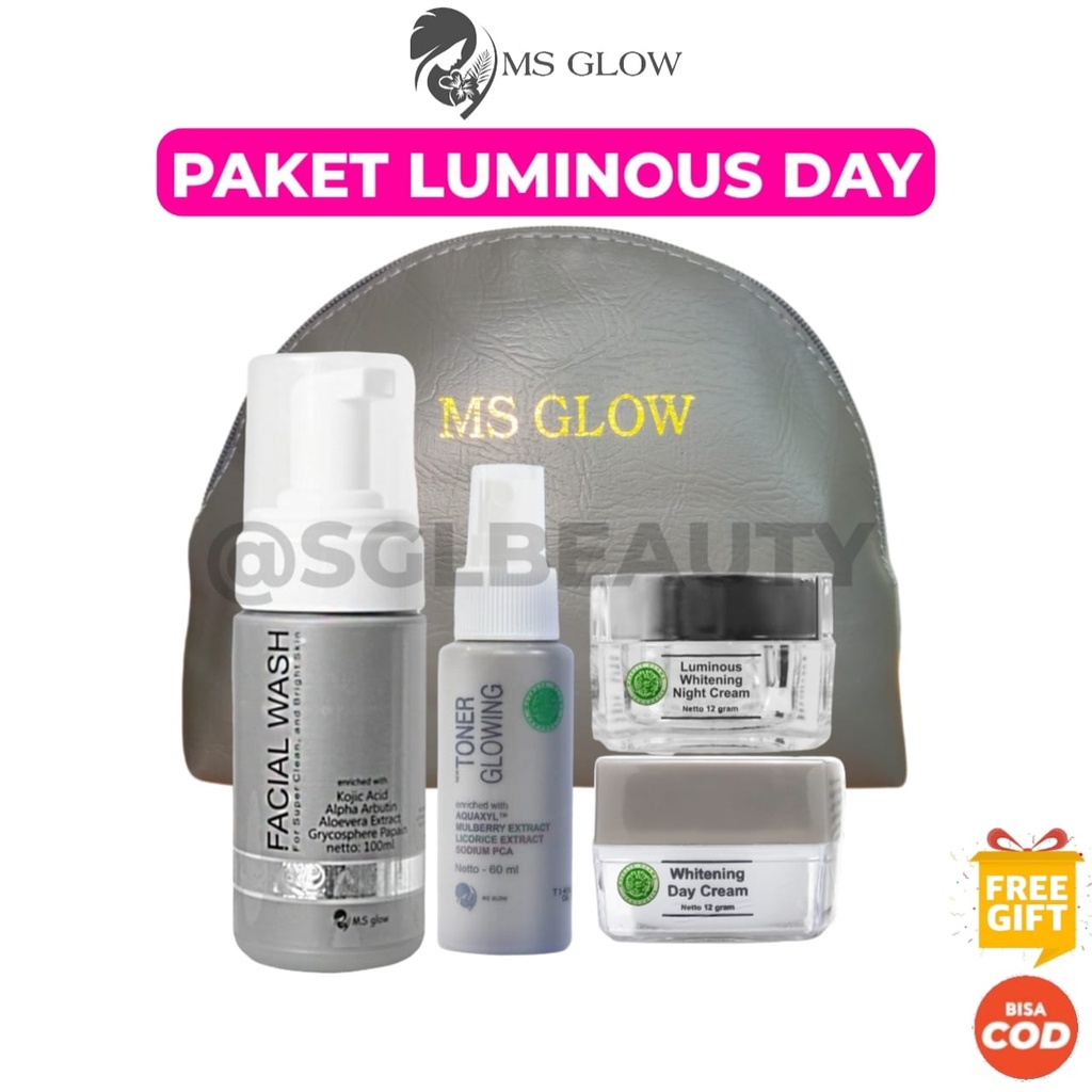 Jual MS Glow PAKET LUMINOUS SERIES Bekas Jerawat Bopeng Noda Hitam