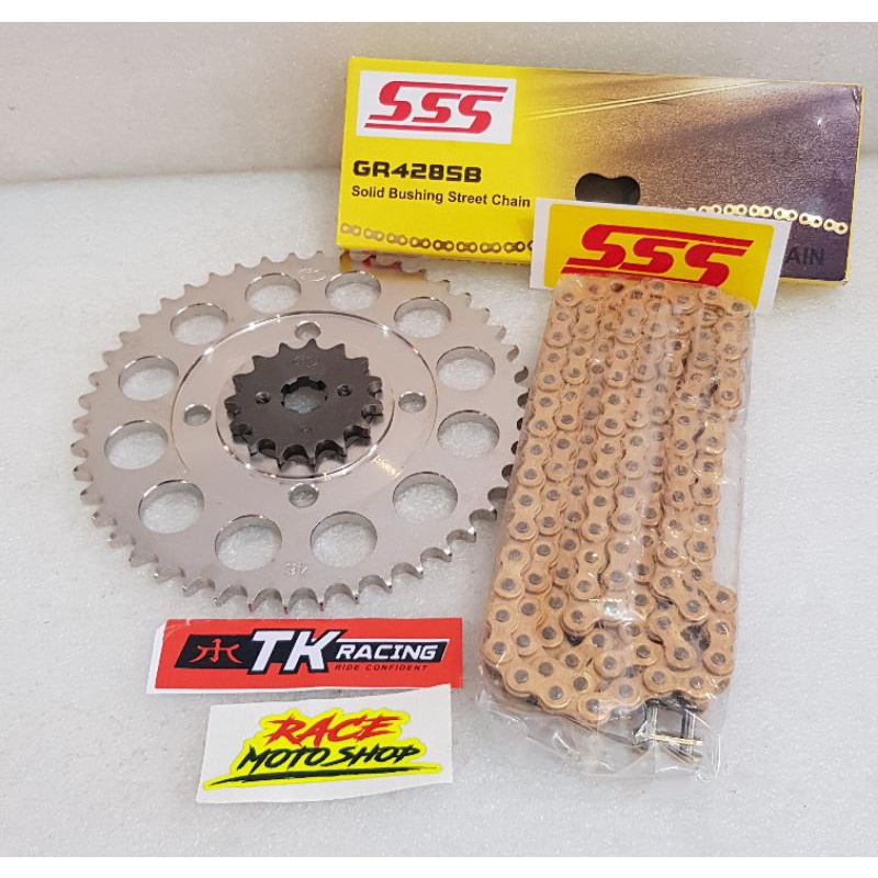 Jual GEAR SET GEAR KOMPLIT GIR KOMPLIT CB150R TIPE 428 GEAR D B