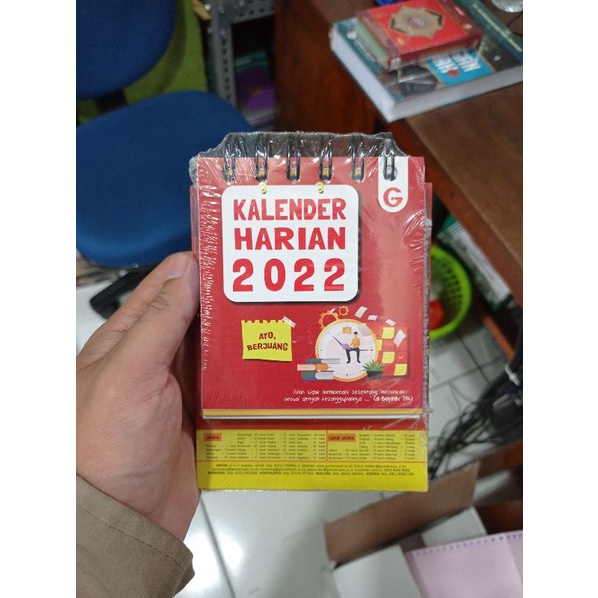 Jual Kalender Harian Islam 2022 Kalender Meja Shopee Indonesia