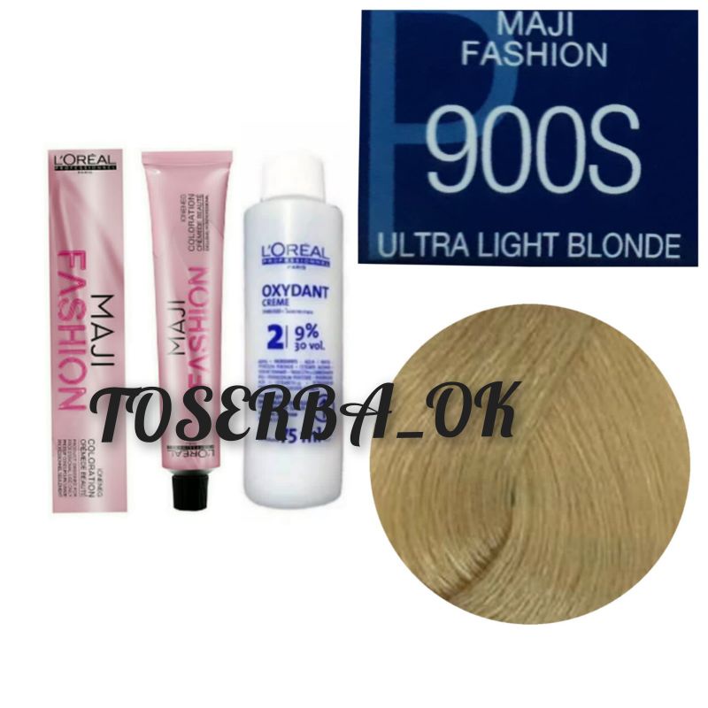 Jual LOREAL MAJIREL NO 900S ULTRA LIGHT BLONDE OXYDANT 75ML Shopee