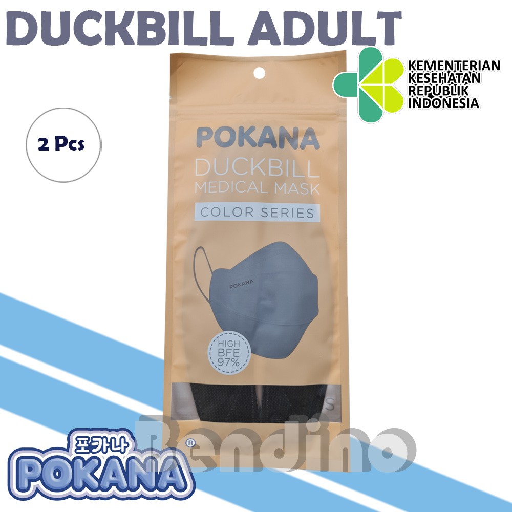 Jual Pokana Duckbill Pack Pcs Ply Masker Surgical Earloop Duck Bill