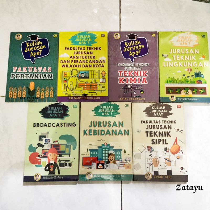 Jual Obral Buku Murah Kuliah Jurus Apa Fakultas Teknik Jurusan