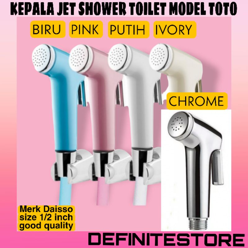 Jual Kepala Jet Shower Toilet Cebok Bidet Kepala Warna Model Toto