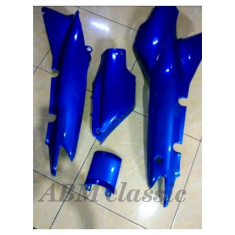 Jual Cover Body Supra X Lama Fit Lama Tutup Body Dan Box Aki Warna Biru