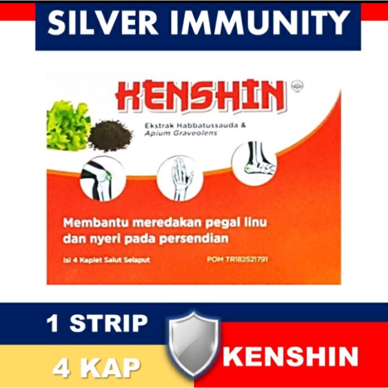 Jual Kenshin Obat Herbal Kaplet Pereda Pegel Linu Nyeri Sendi Dan