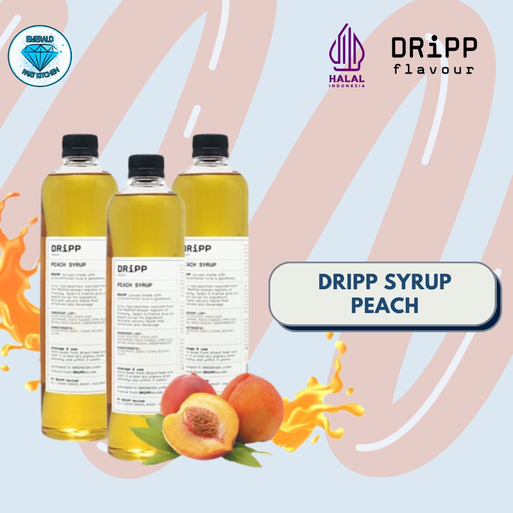 Jual Dripp Sirup Syrup Peach Syrup Ml Sirup Buah Peach