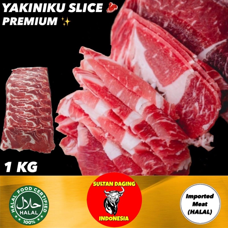 Jual Daging Slice Yakiniku Kg Premium Import Daging Slice Yoshinoya