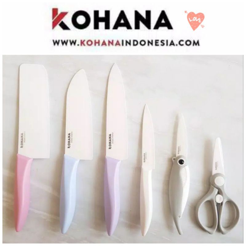 Jual Kohana Ceramic Knife Pisau Keramik Pisau Dapur Shopee Indonesia