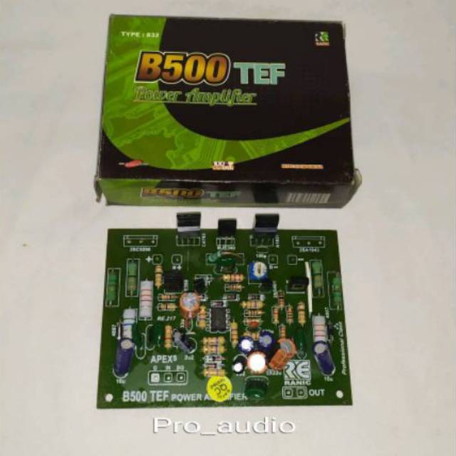 Jual Kit Power Amplifier APEX B500 TEF Shopee Indonesia