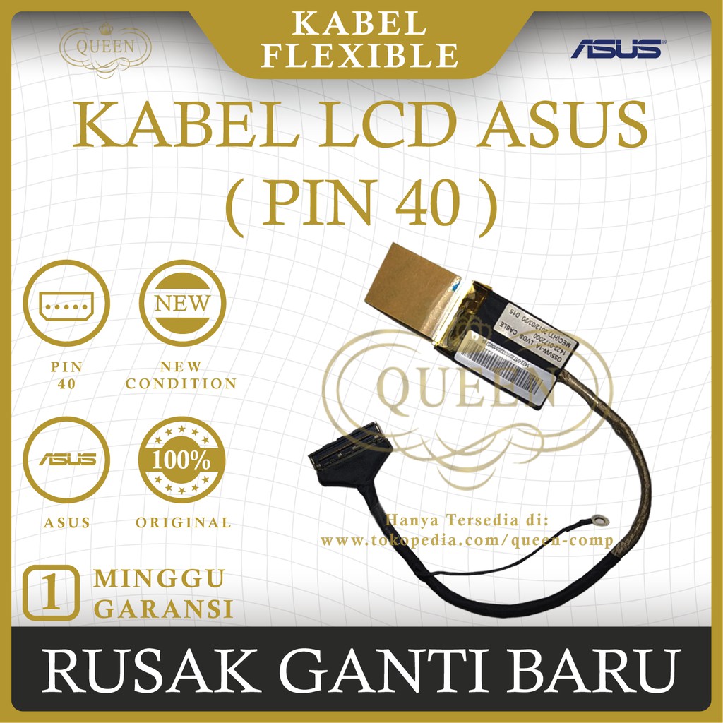 Jual Kabel Flexible Lcd Laptop Asus G G V G Vw Pin Shopee