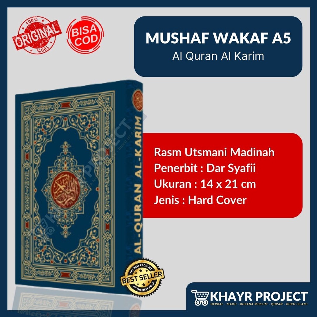 Jual Mushaf Al Quran Wakaf A Non Terjemahaan Darsyfii Mushaf Wakaf