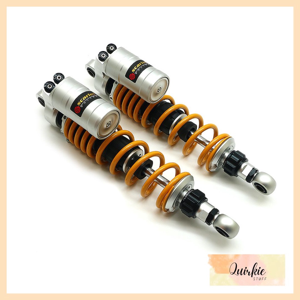 Jual Shock Scarlet Racing Skok Belakang Suspensi Per Motor Tabung Atas