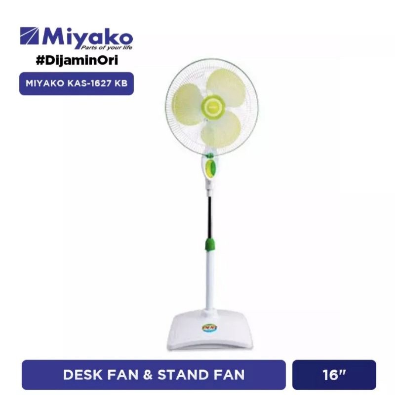 Jual Miyako Kipas Angin Stand Fan 2in1 16 Inch KAS 1627 KB Shopee