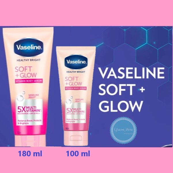 Jual Vaseline Healthy Bright Vitamin Body Serum Soft Glow Ml