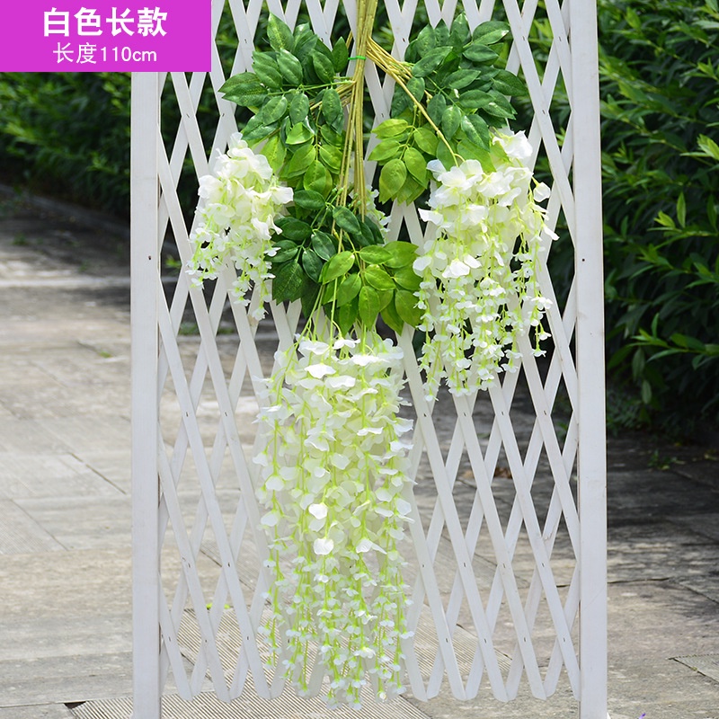 Jual 12 PCS BUNGA WISTERIA JUMBO 1 LUSIN Dekorasi Wedding