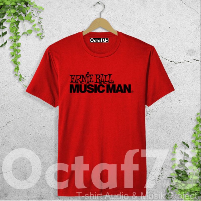 Jual Kaos Brand Alat Musik ERNIE BALL MUSICMAN Kaos Musik Distro