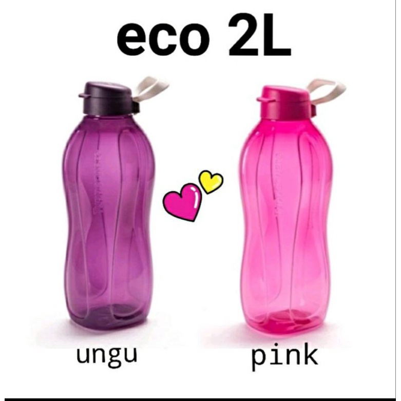 Jual Eco Bottle Liter Botol Kuning Ungu Biru Hitam Shopee Indonesia