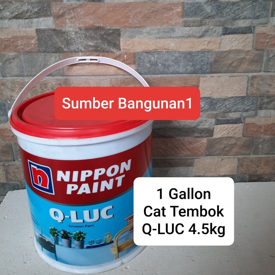 Jual Cat Tembok Q LUC Nippon Paint 1 Gallon Qluc Cat Triplek Plafon