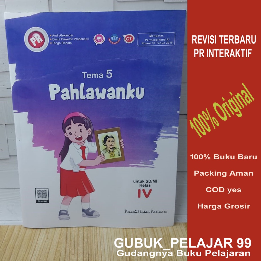 Jual PR INTERAKTIF Tematik Kelas 4 Tema 5 SD MI Intan Pariwara Edisi