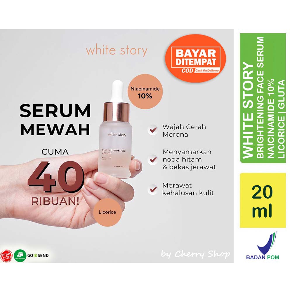 Jual Ml Bpom White Story Brightening Face Serum Niacinamide