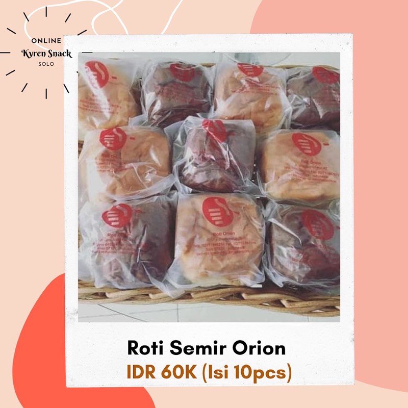 Jual ROTI SEMIR ORION Shopee Indonesia