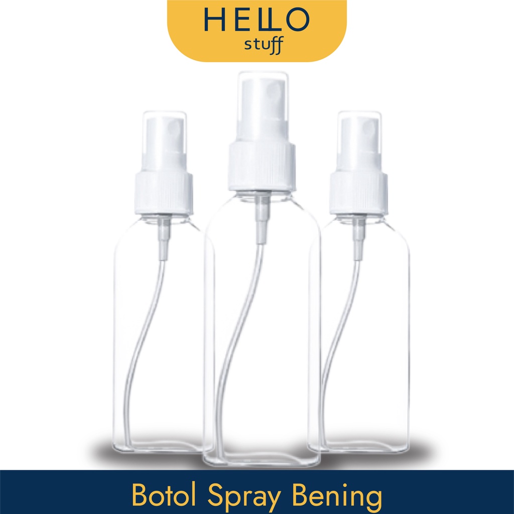 Jual Hello Stuff Botol Spray Bening Ml Botol Plastik Semprot