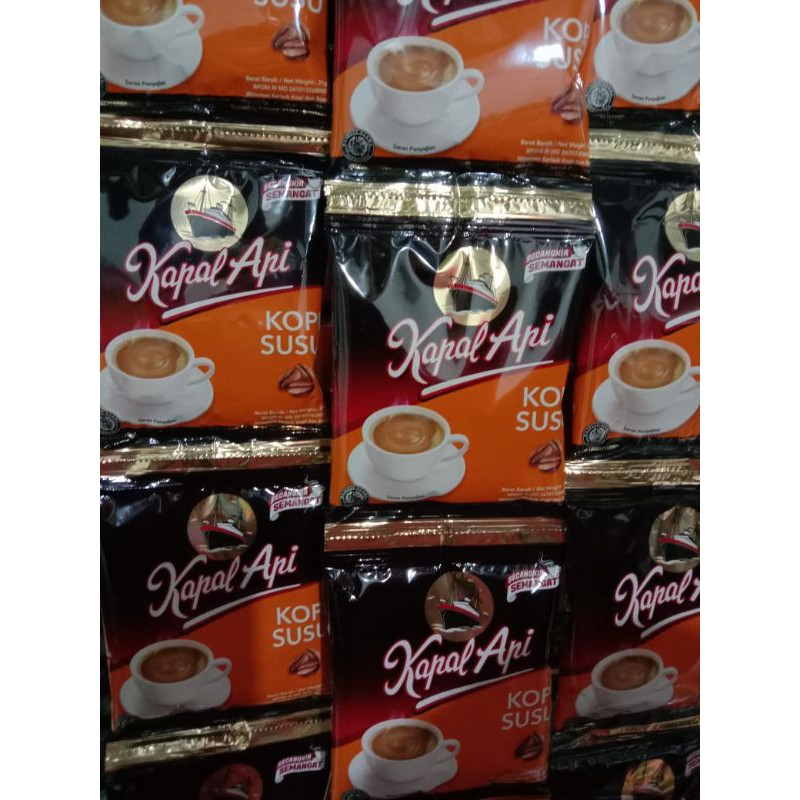 Jual Kopi Kapal Api Susu 31 Gr Shopee Indonesia