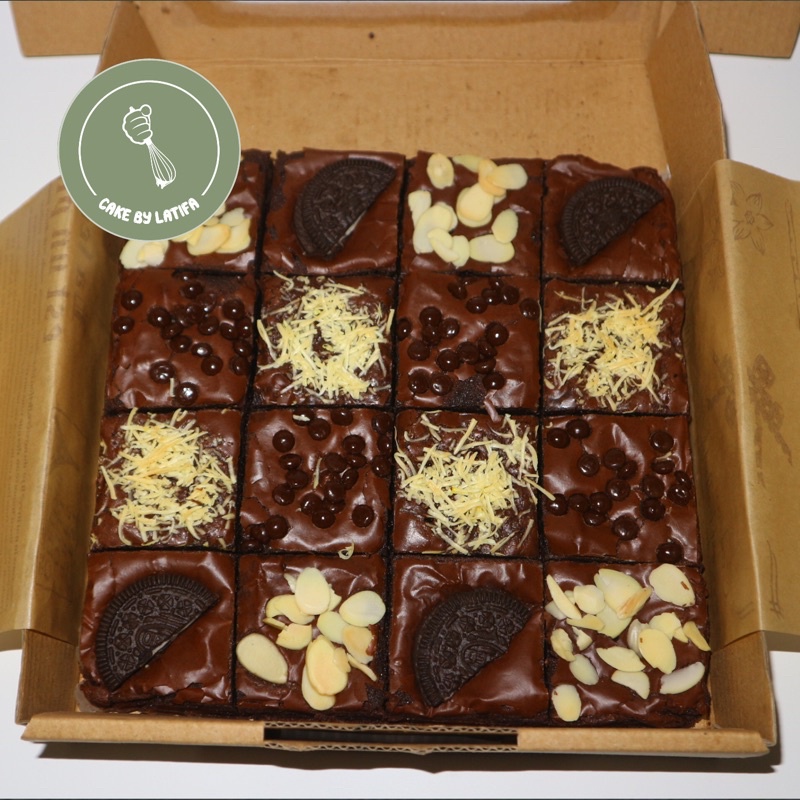 Jual Fudge Fudgy Brownies Chocolate 20x20 Premium Cake Kue Hampers