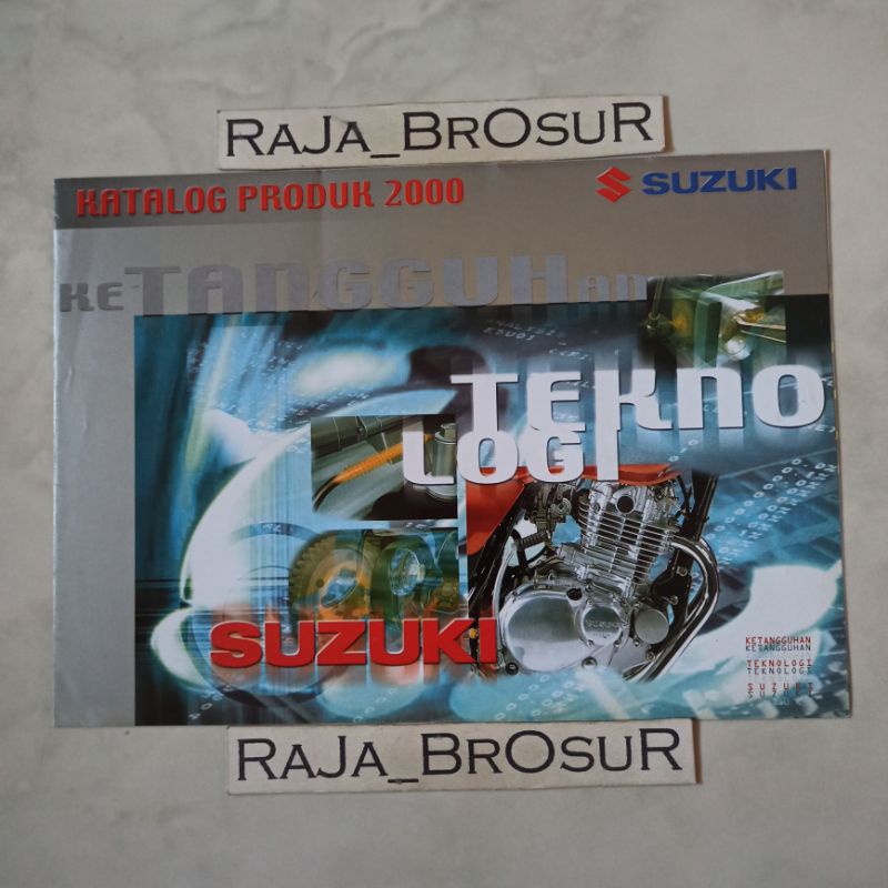 Jual Poster Brosur Katalog Suzuki 2000 Shogun FD110 Satria 120S Satria