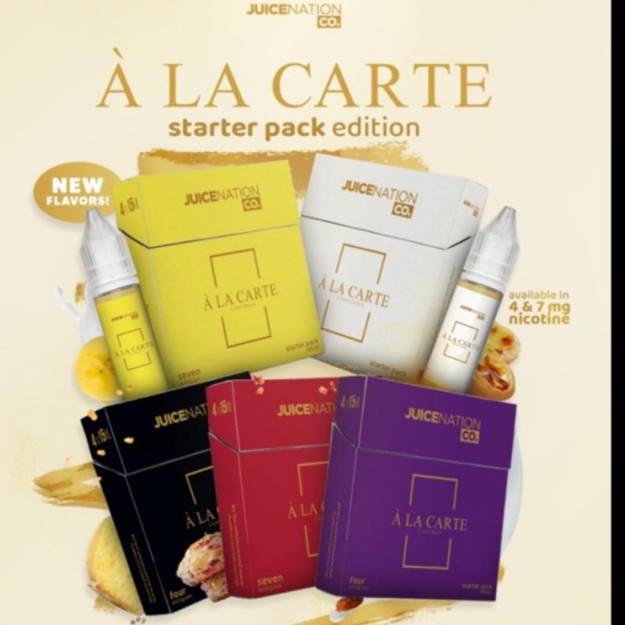 Jual Liquid Ala Carte Starter Pack Series Ml Nic Mg Shopee