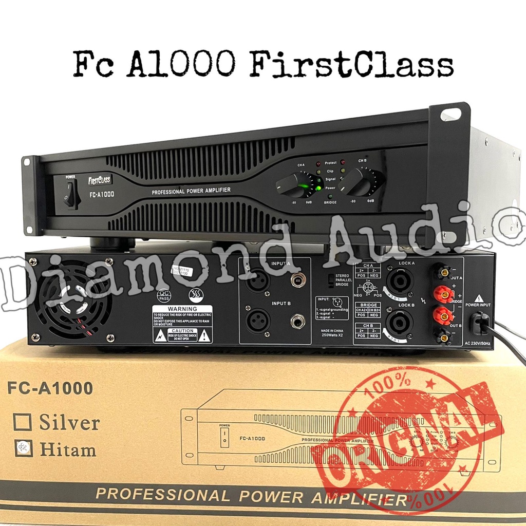 Jual Power Amplifier Firstclass Fc A Original Ampli First Class A