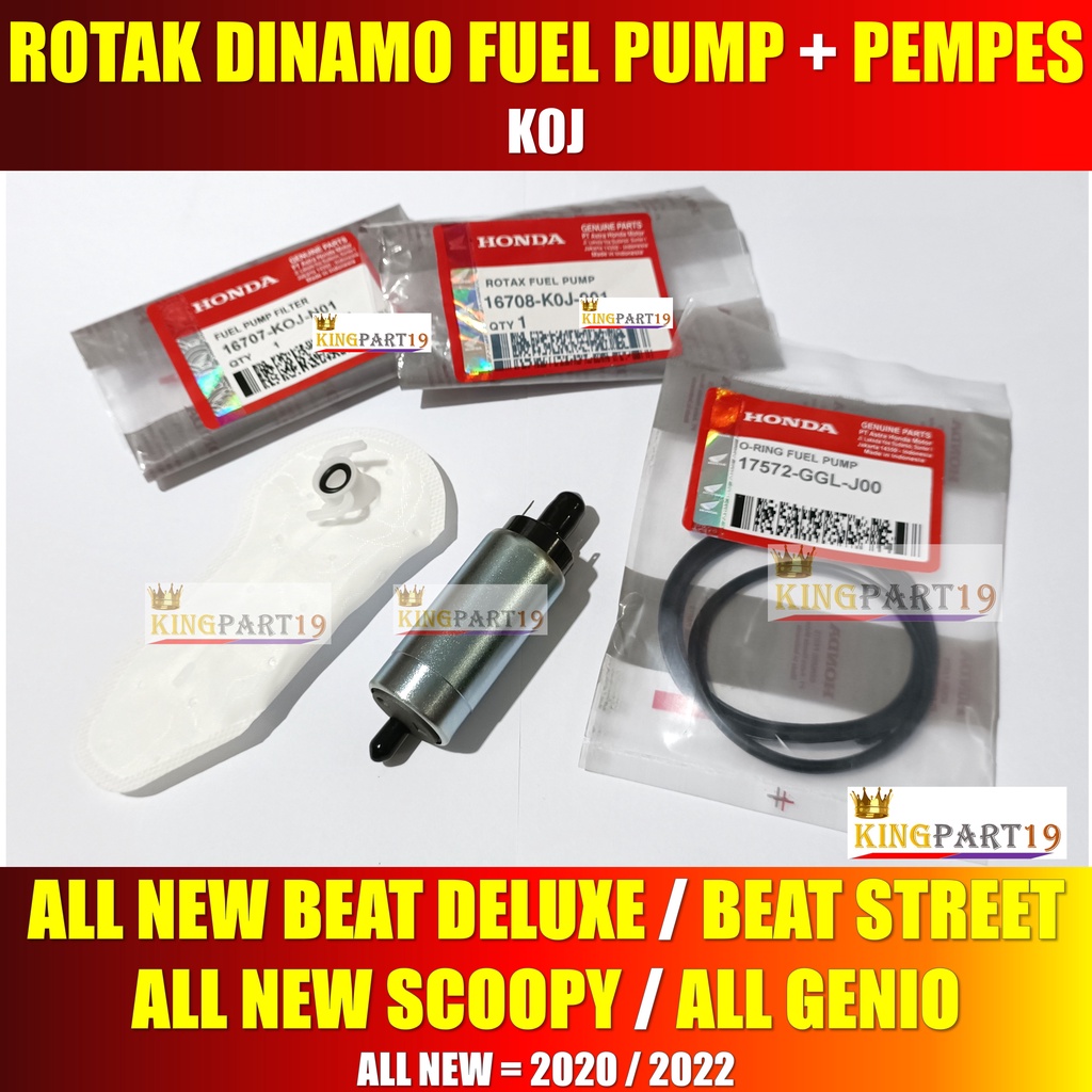 Jual PAKET ROTAK DINAMO FUEL PUMP BEAT ESP NEW DELUXE ALL GENIO NEW