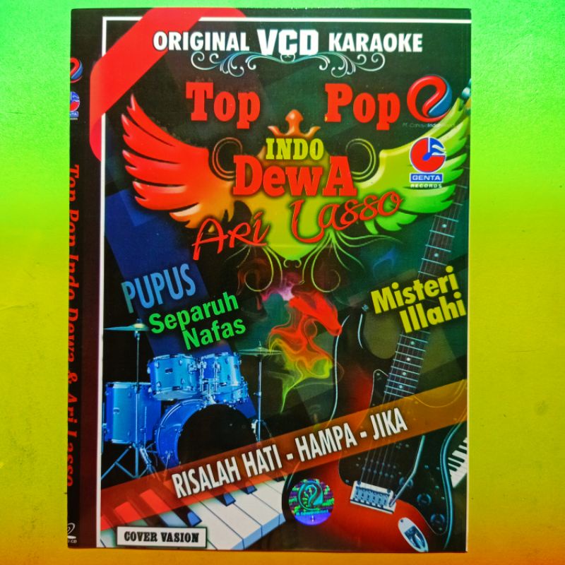 Jual Kaset Vcd Original Karaoke Lagu Pop Indonesia Dewa Ari Lasso