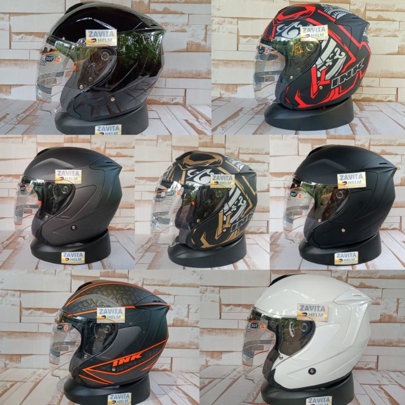 Jual Helm Ink Dynamic Solid Polos Dan Motif Shopee Indonesia