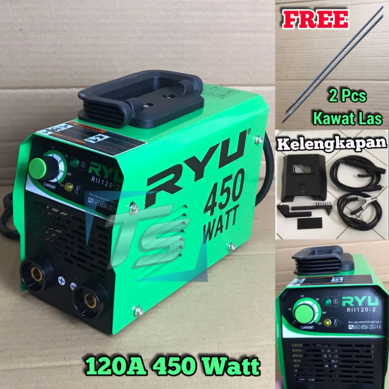 Jual Mesin Las Ryu 120A 450 Watt Inverter Trafo Las RYU 120 A RYU RII