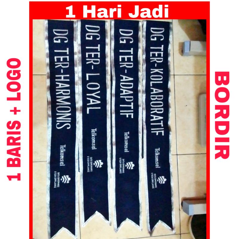 Jual Selempang Wisuda Bordir Bludru Pita Logo Shopee Indonesia