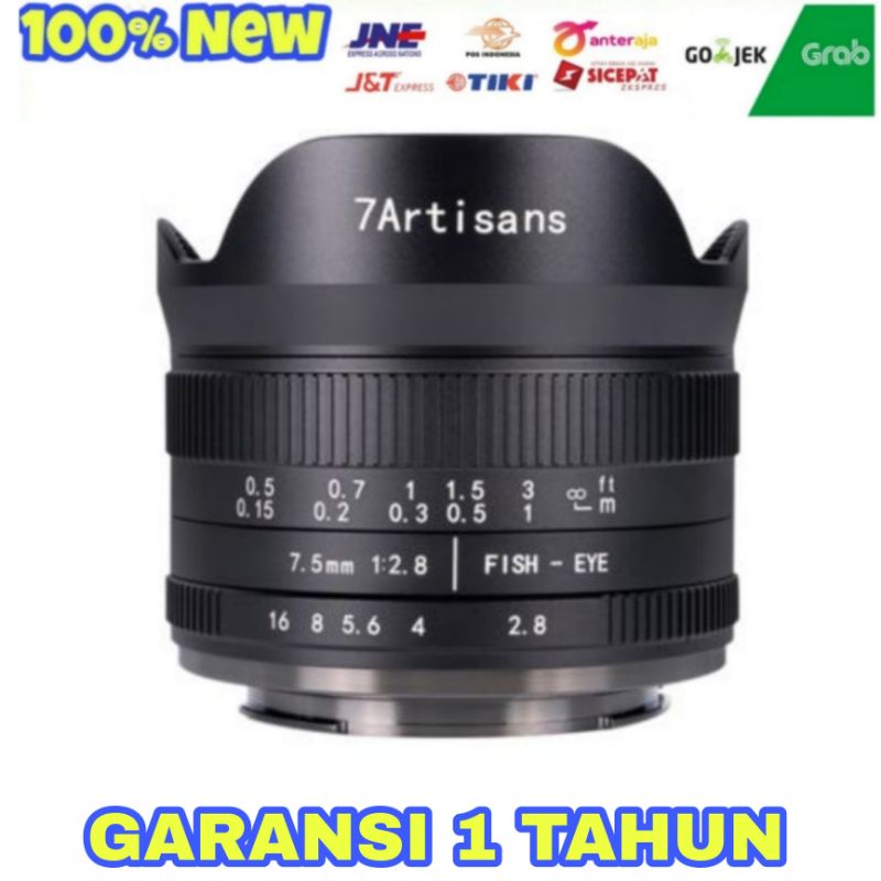 Jual Lensa 7Artisan 7 5mm F2 8 II Mark II Fisheye For Sony E Mount Mark