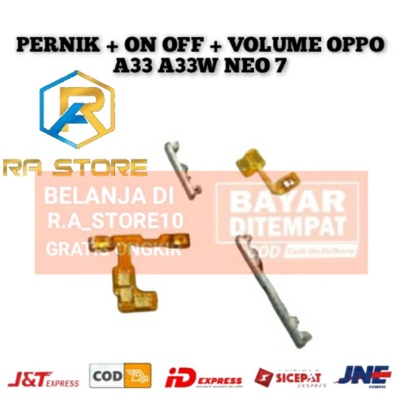 Jual Fullset Tombol Luar On Off Vol Flexibel Flexible On Off Volume