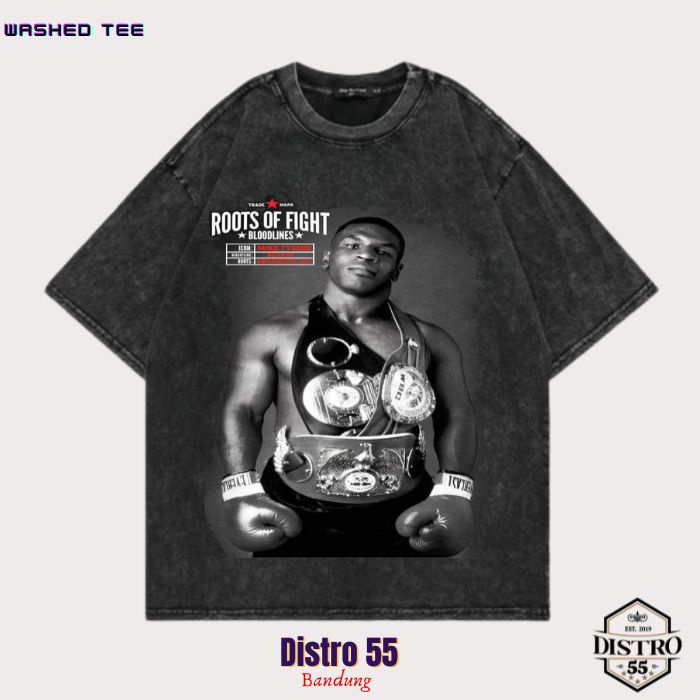 Jual KAOS IRON MIKE TYSON BLACK VINTAGE TEE 4 KAOS OVERSIZED KAOS